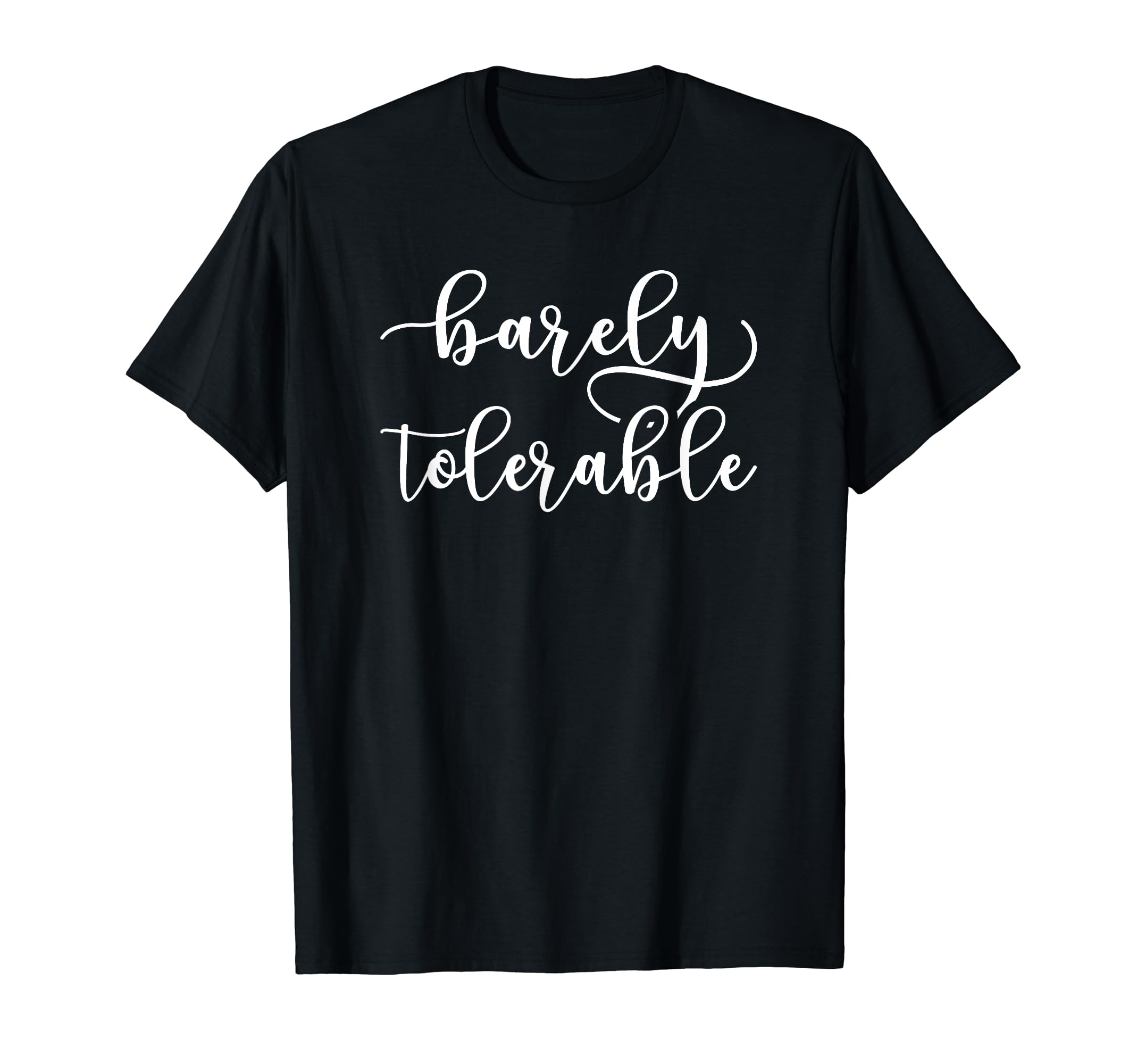 Barely Tolerable Elizabeth Bennet T-Shirt - Unique Graphic for Adults - T-Shirt, Sweatshirt, Hoodie