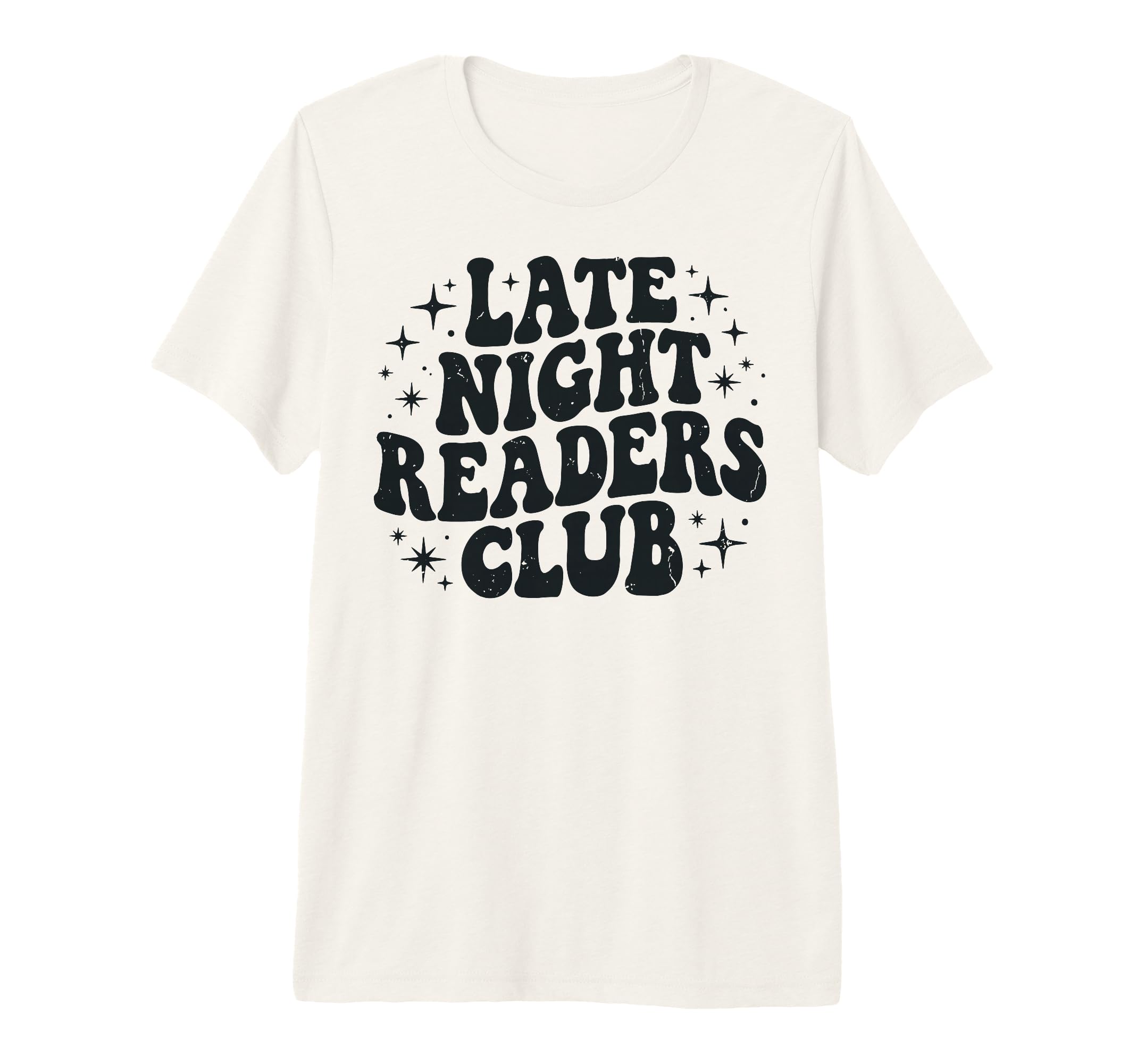 Late Night Readers Club Tri Blend T-Shirt - Aesthetic Graphic for Adults - T-Shirt, Sweatshirt, Hoodie