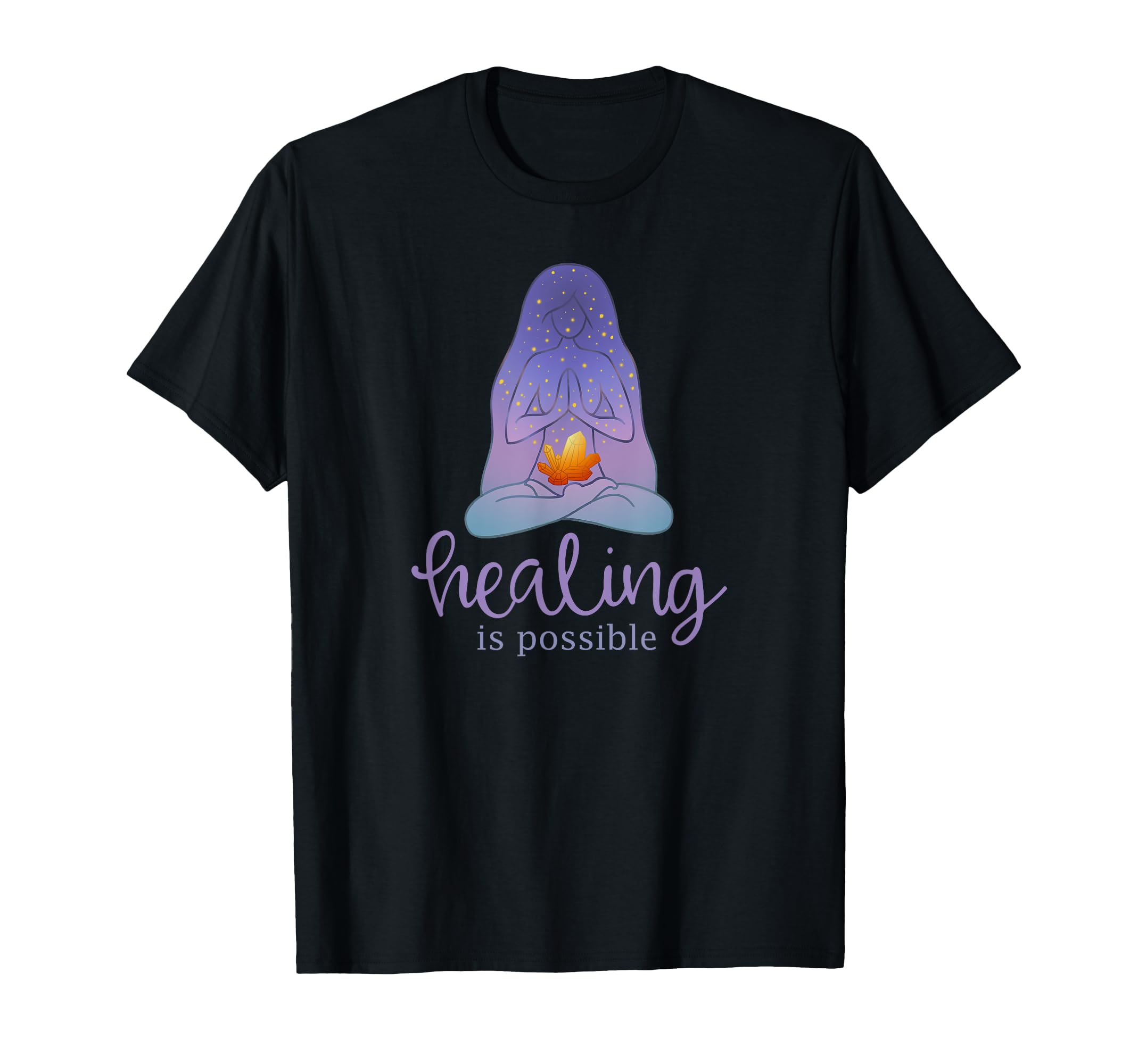Spiritual Healing Crystals T-Shirt - Casual Everyday Wear Unisex - T-Shirt, Sweatshirt, Hoodie