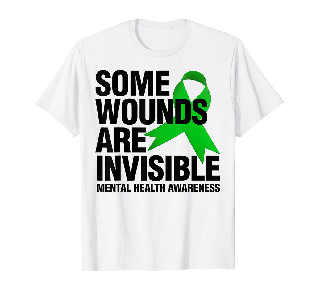 Some Wounds Are Invisible Mental Health T-Shirt - Streetwear Style Unisex - T-Shirt, Sweatshirt, Hoodie