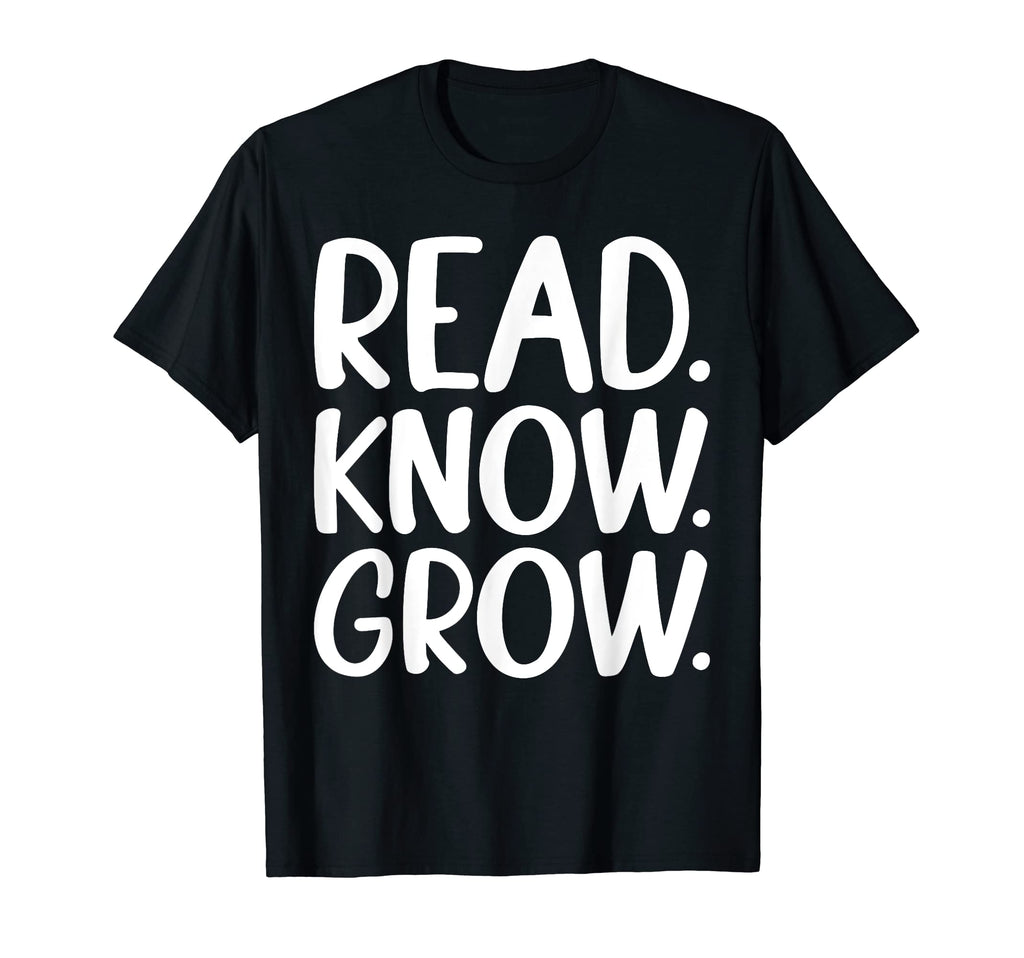 Read Know Grow Bibliophiles T-Shirt - Custom Art Print Unisex - T-Shirt, Sweatshirt, Hoodie