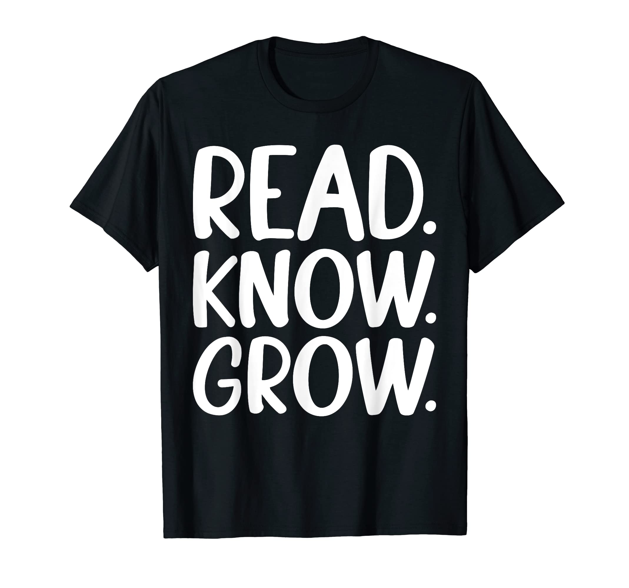 Read Know Grow Bibliophiles T-Shirt - Custom Art Print Unisex - T-Shirt, Sweatshirt, Hoodie