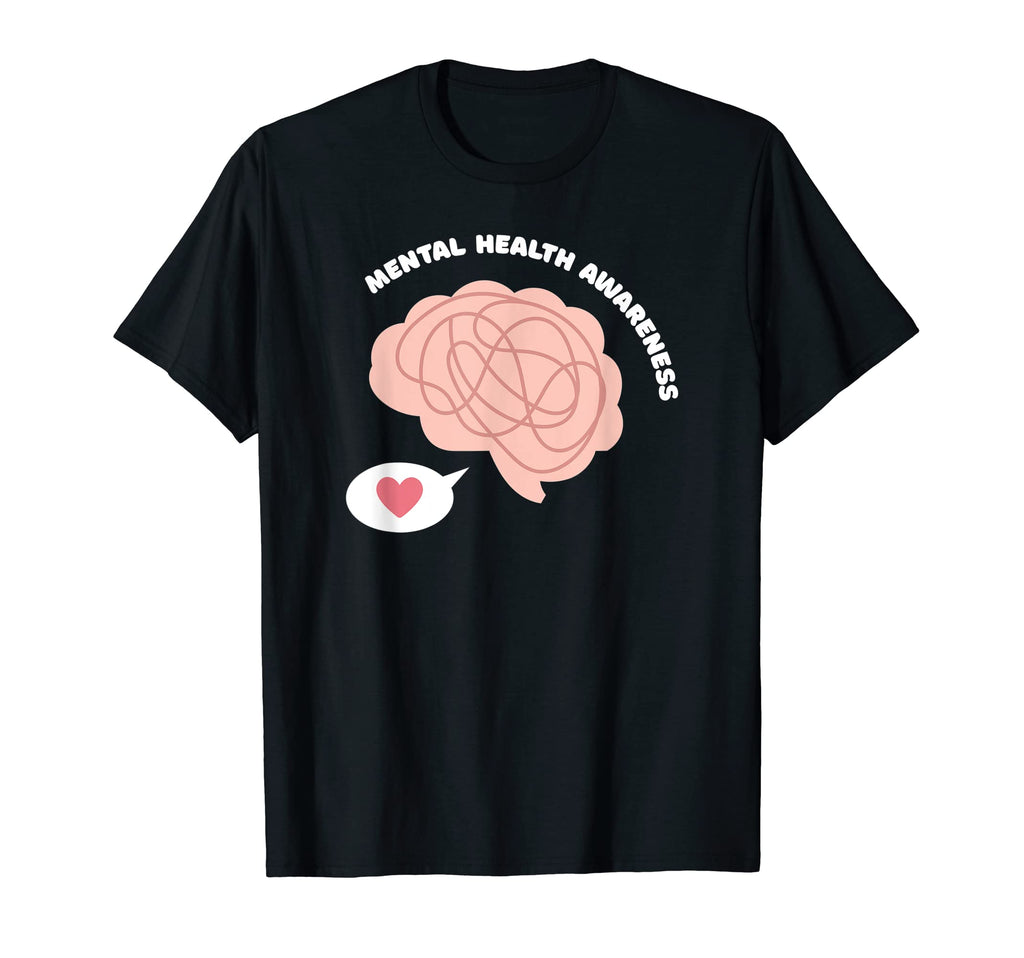 Mental Health Awareness Fight Stigma T-Shirt - Minimalist Print Men Women - T-Shirt, Sweatshirt, Hoodie