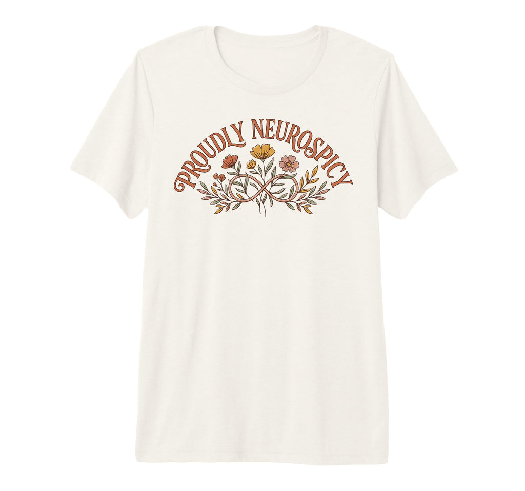 Neurospicy Brain Neurodivergent Adhd T-Shirt - Casual Everyday Wear Unisex - T-Shirt, Sweatshirt, Hoodie