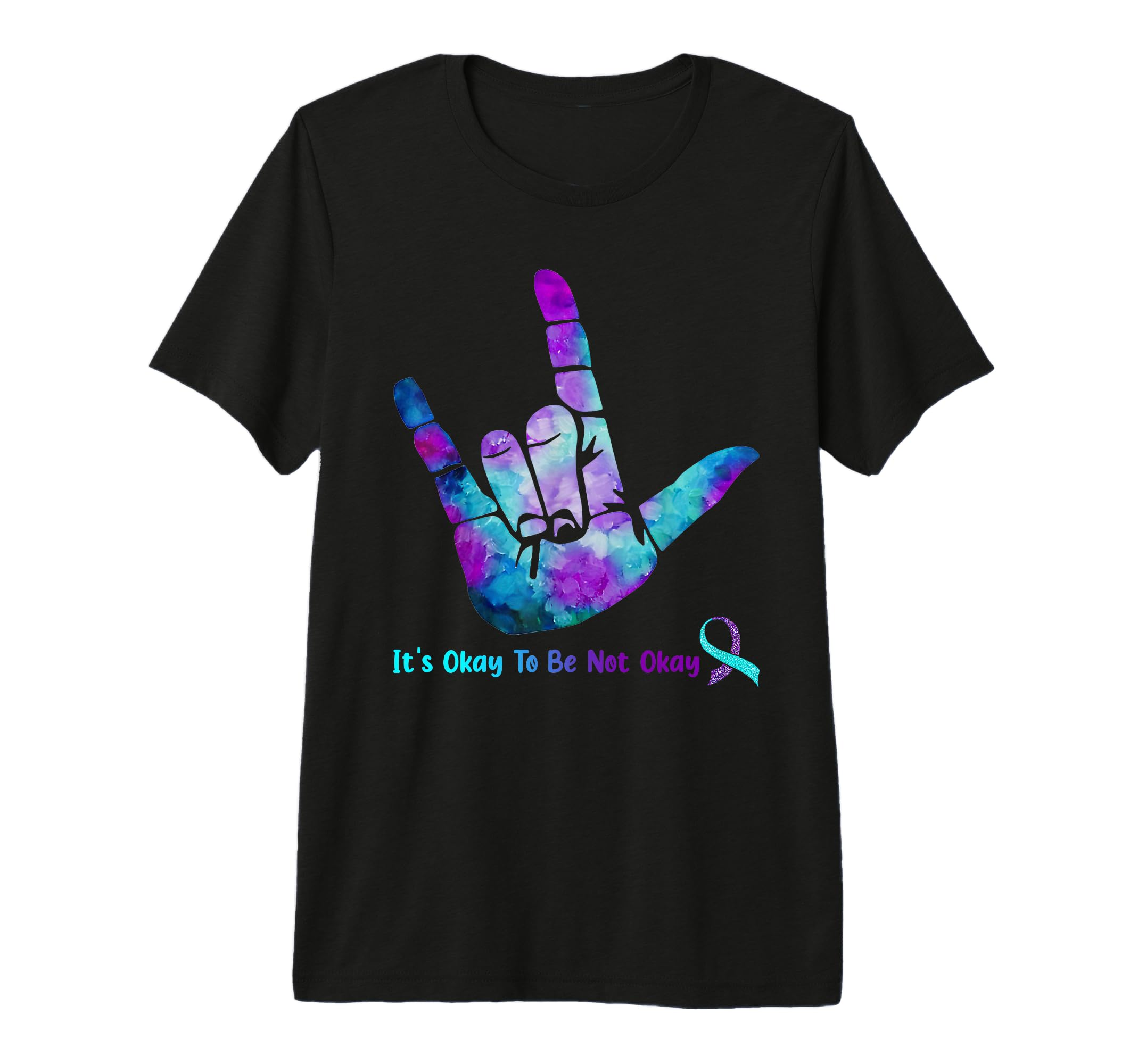 It Is Okay To Be Not Okay Suicide T-Shirt - Aesthetic Graphic for Adults - T-Shirt, Sweatshirt, Hoodie