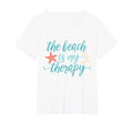 Beach Vacation Beach Is My Therapy T-Shirt - Novelty Apparel for Adults - T-Shirt, Sweatshirt, Hoodie