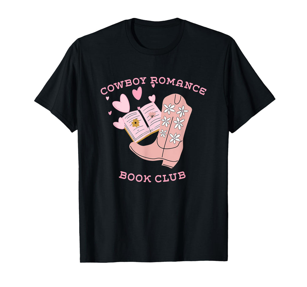 Cowboy Romance Book Club Cowboy Book T-Shirt - Custom Art Print for Adults - T-Shirt, Sweatshirt, Hoodie