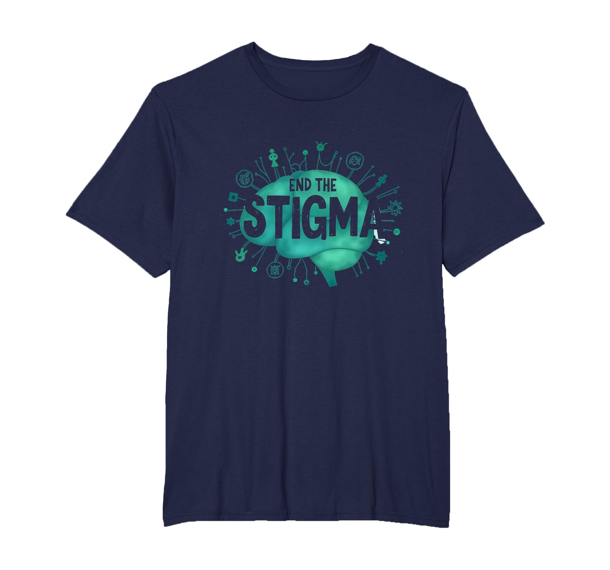 End Stigma Mental Health Awareness T-Shirt - Unique Graphic for Adults - T-Shirt, Sweatshirt, Hoodie