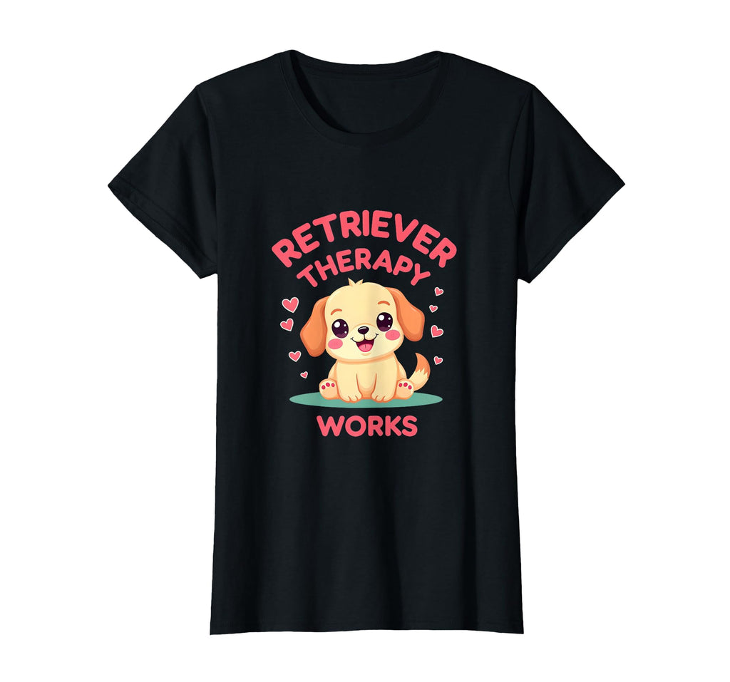 Retriever Therapy Works Golden Retriever T-Shirt - Streetwear Style Unisex - T-Shirt, Sweatshirt, Hoodie