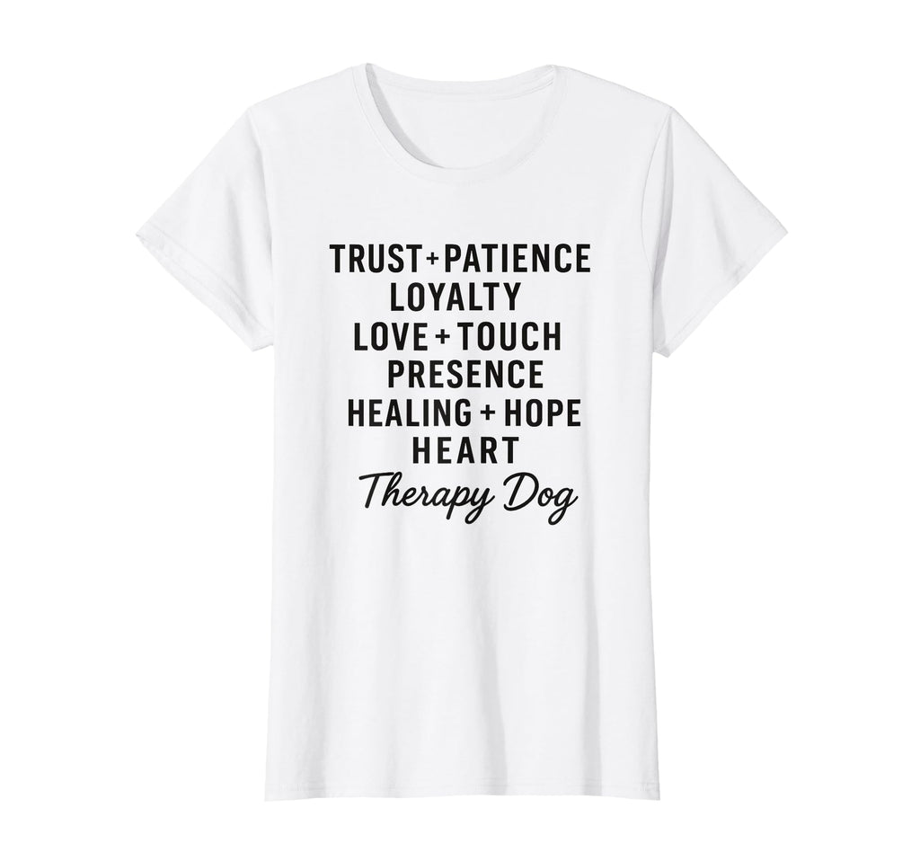 Womens Therapy Dog Team Loving Words T-Shirt - Aesthetic Graphic Unisex - T-Shirt, Sweatshirt, Hoodie