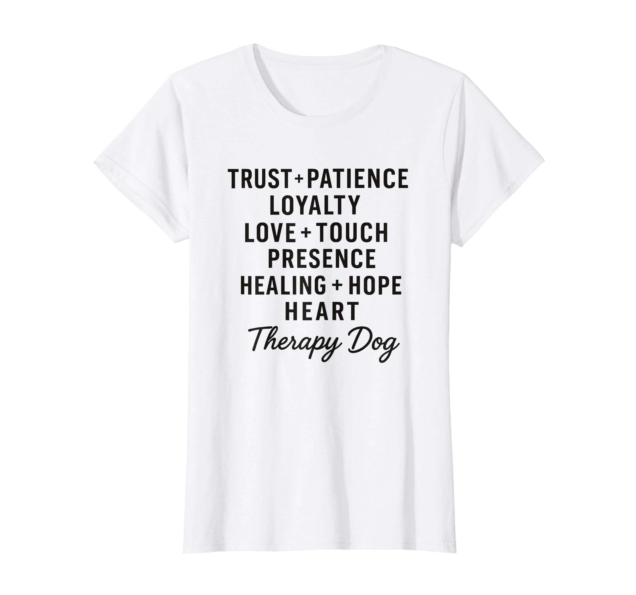 Womens Therapy Dog Team Loving Words T-Shirt - Aesthetic Graphic Unisex - T-Shirt, Sweatshirt, Hoodie