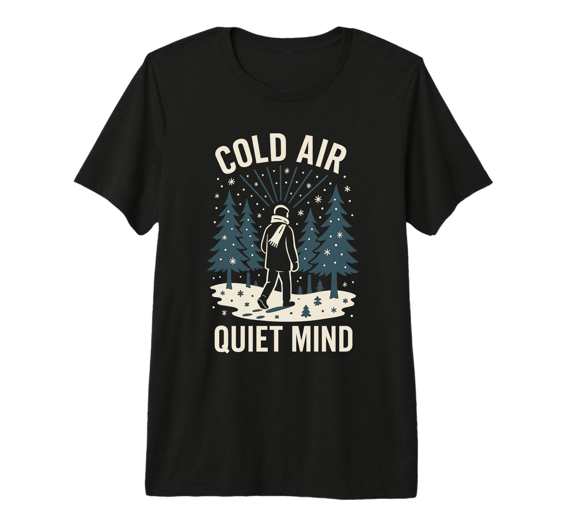Forest Walk Overthinker Mental Reset T-Shirt - Fun Novelty Design Unisex - T-Shirt, Sweatshirt, Hoodie