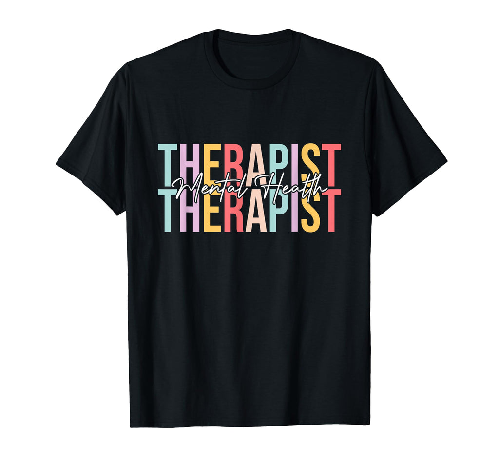 Mental Health Therapist Boho Mental T-Shirt - Aesthetic Graphic Men Women - T-Shirt, Sweatshirt, Hoodie