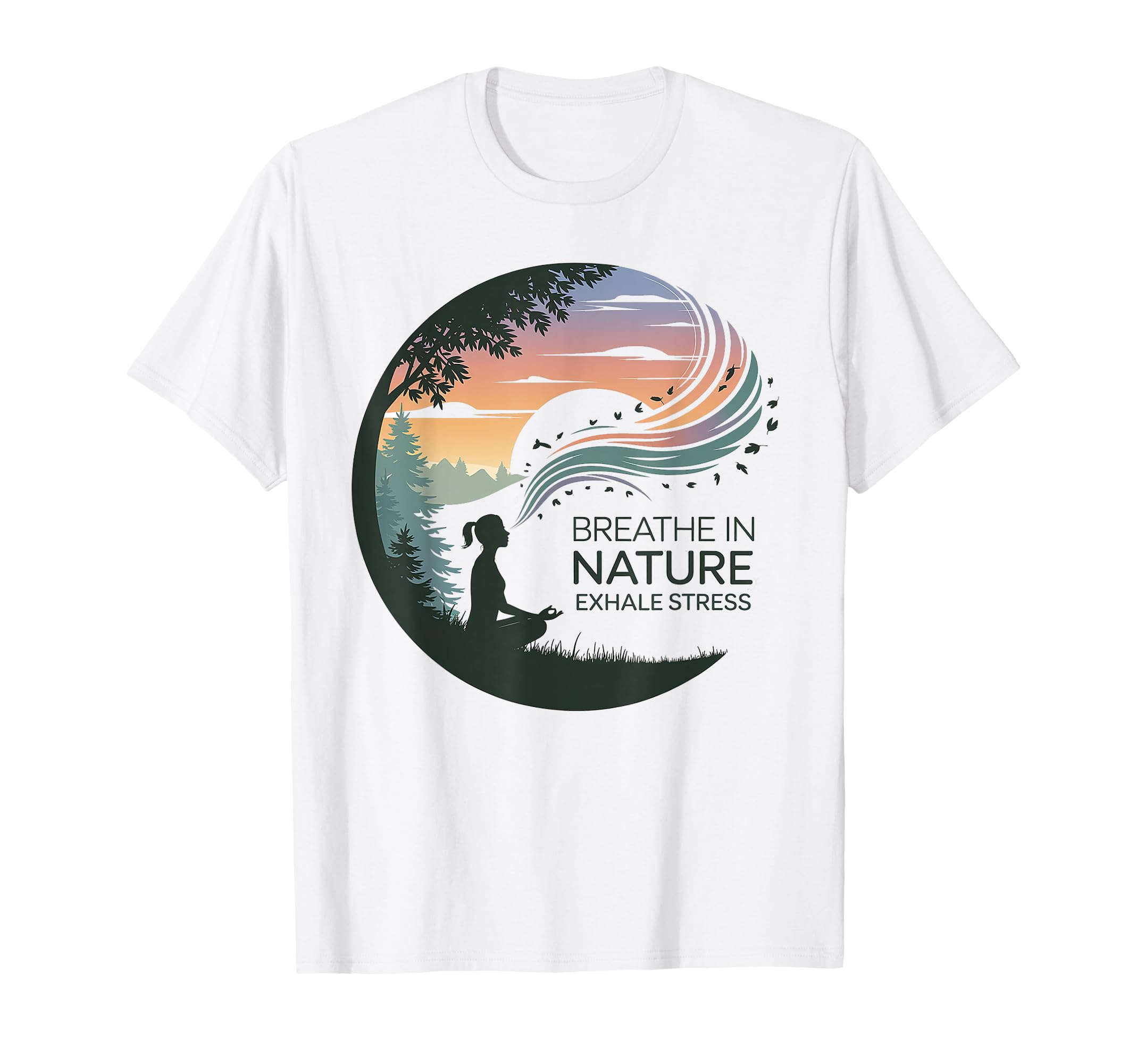 Meditation Nature Lover Yoga Zen T-Shirt - Novelty Apparel for Adults - T-Shirt, Sweatshirt, Hoodie
