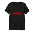 Overstimulated Stacked Text Neurodivergent T-Shirt - Graphic Print Unisex - T-Shirt, Sweatshirt, Hoodie