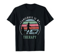 Canicross Is My Therapy Dog Running T-Shirt - Novelty Apparel Men Women - T-Shirt, Sweatshirt, Hoodie