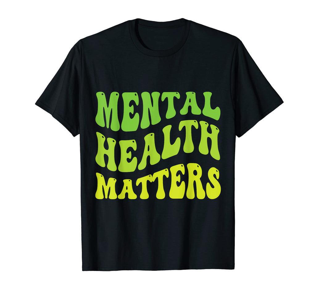 Mental Health Matters Brain T-Shirt - Casual Everyday Wear for Adults - T-Shirt, Sweatshirt, Hoodie