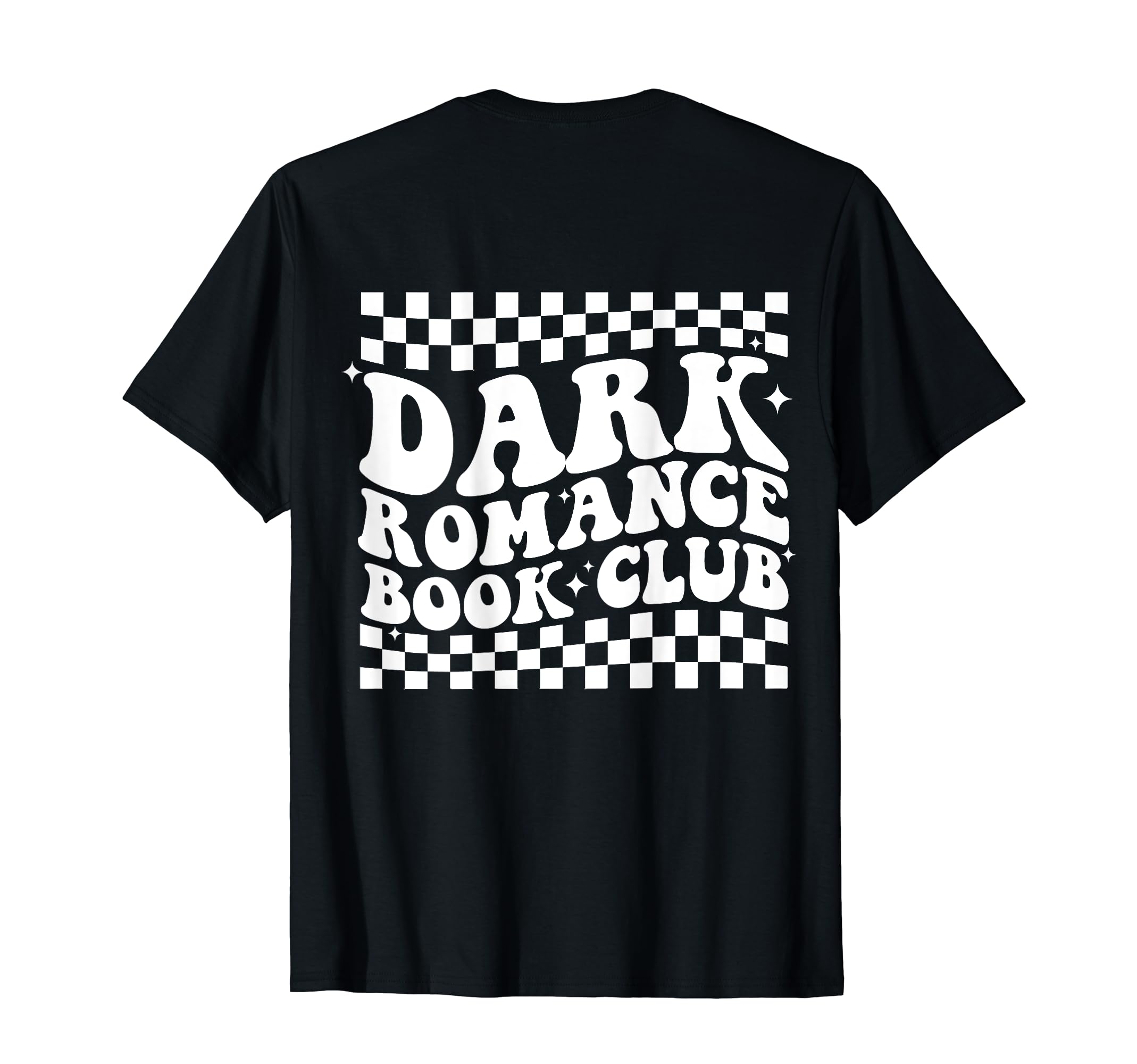 Dark Romance Book Club Groovy Back T-Shirt - Novelty Apparel for Adults - T-Shirt, Sweatshirt, Hoodie