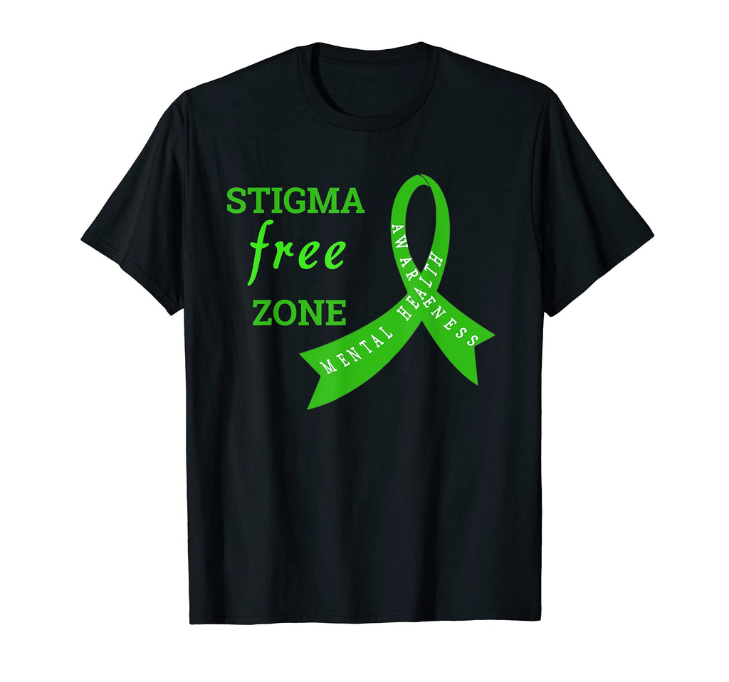 Stigma Free Zone Mental Health T-Shirt - Novelty Apparel Men Women - T-Shirt, Sweatshirt, Hoodie
