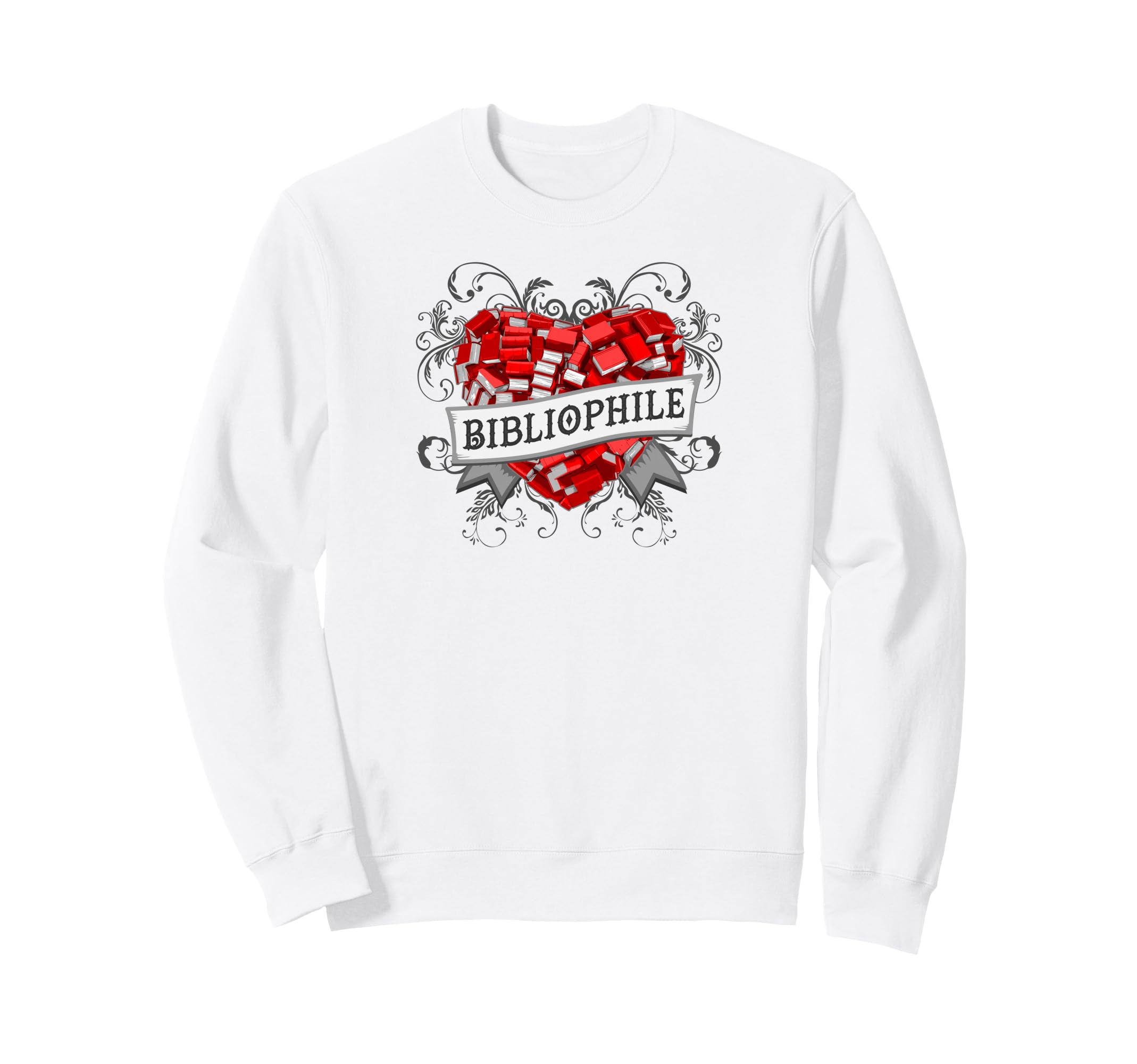 Bibliophile Book Lover Librarian Sweatshirt - Minimalist Print Unisex - T-Shirt, Sweatshirt, Hoodie