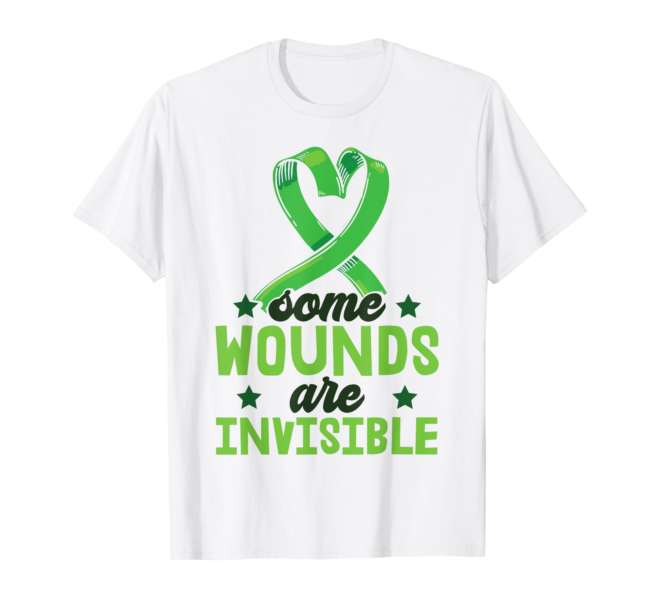 Some Wounds Are Invisible Mental T-Shirt - Trendy Graphic for Adults - T-Shirt, Sweatshirt, Hoodie
