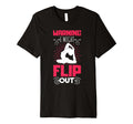Funny Yoga Warning I Might Flip Out T-Shirt - Minimalist Print Unisex - T-Shirt, Sweatshirt, Hoodie