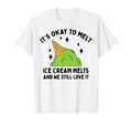 Ice Cream Melts Depression Mental T-Shirt - Streetwear Style Men Women - T-Shirt, Sweatshirt, Hoodie