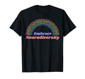 Embrace Neurodiversity Heart T-Shirt - Fun Novelty Design for Adults - T-Shirt, Sweatshirt, Hoodie