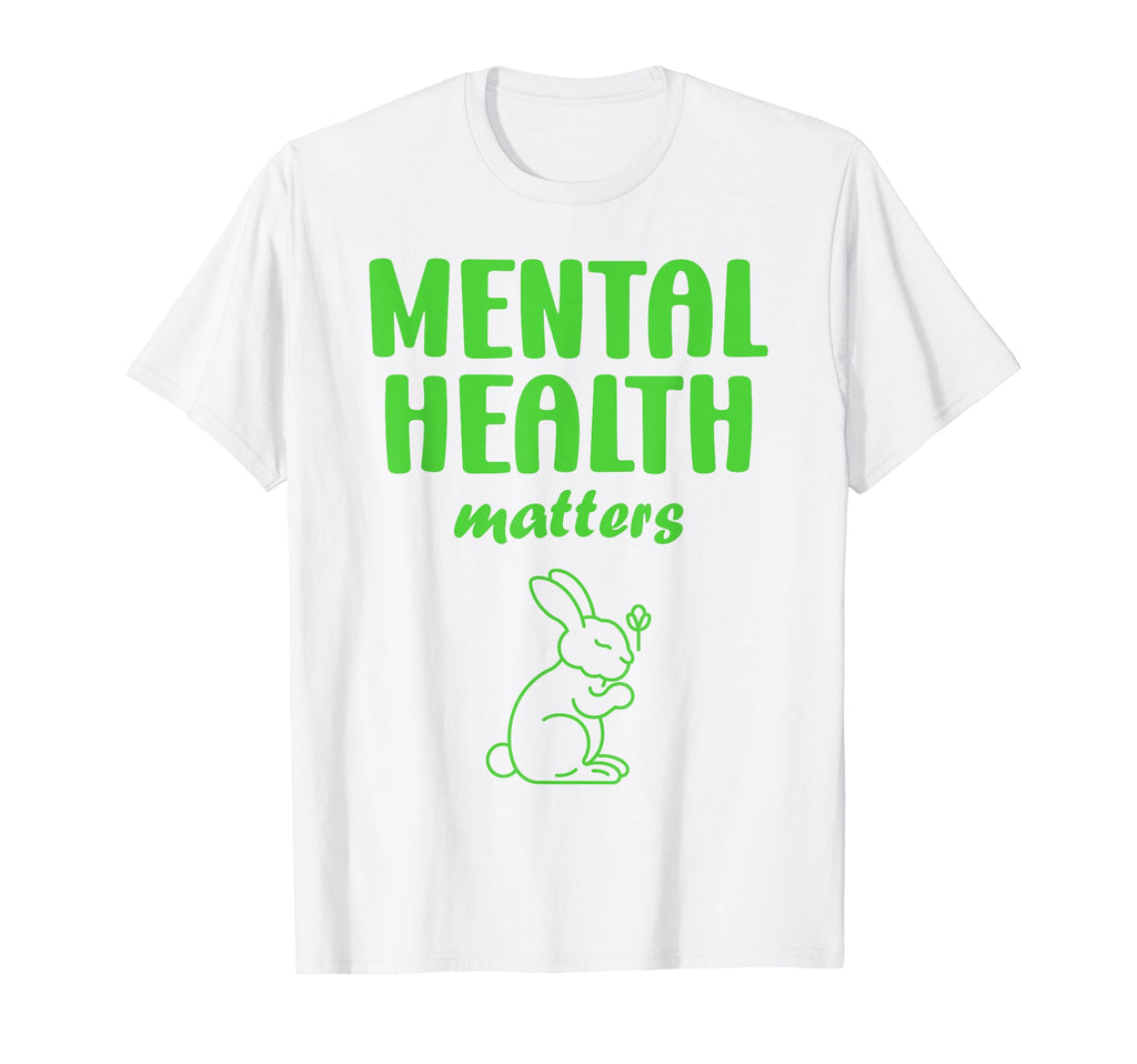Rabbit Brain Illness Bunny Mental T-Shirt - Casual Everyday Wear Unisex - T-Shirt, Sweatshirt, Hoodie