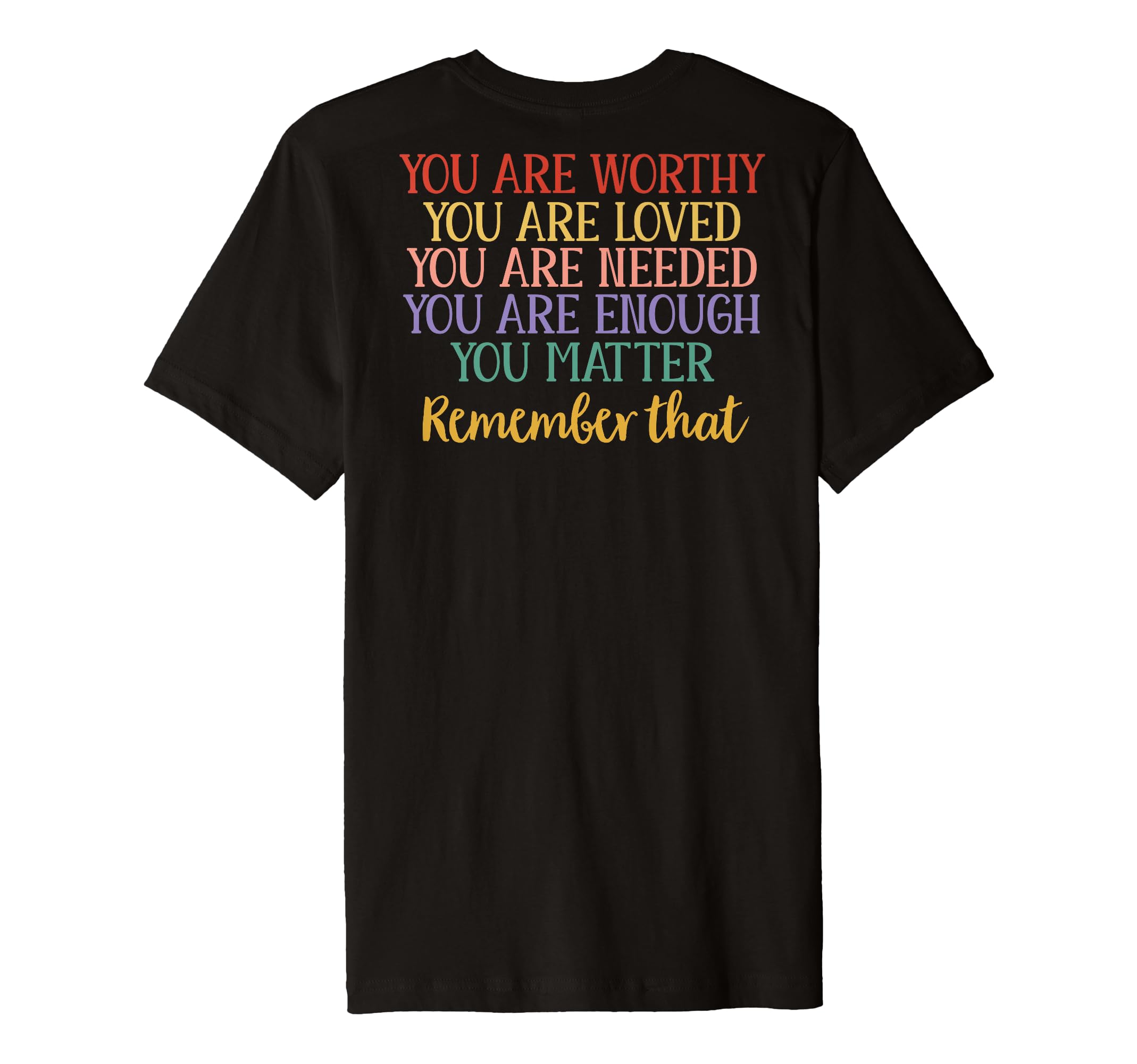 You Are Enough Green Ribbon Mental T-Shirt - Unique Graphic Men Women - T-Shirt, Sweatshirt, Hoodie