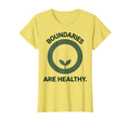 Boundaries Are Healthy Mental Health T-Shirt - Unique Graphic Men Women - T-Shirt, Sweatshirt, Hoodie