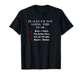 Places Im Not Going This Year T-Shirt - Minimalist Print for Adults - T-Shirt, Sweatshirt, Hoodie