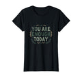 You Are Enough Today Motivational T-Shirt - Minimalist Print Men Women - T-Shirt, Sweatshirt, Hoodie