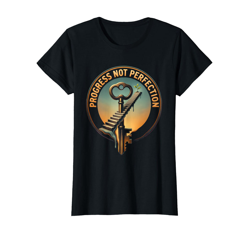 Progress Not Perfection Special T-Shirt - Minimalist Print Unisex - T-Shirt, Sweatshirt, Hoodie