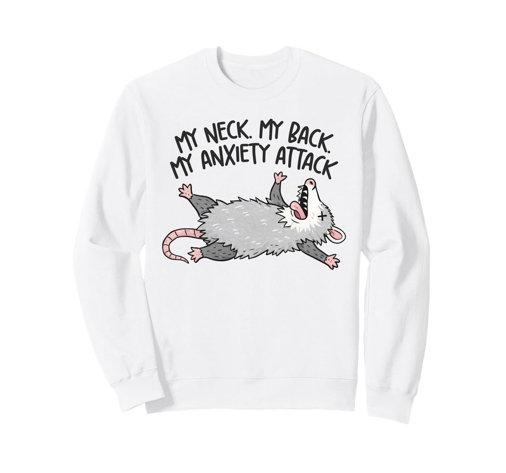 Mental Health Chronic My Neck My Sweatshirt - Unique Graphic Men Women - T-Shirt, Sweatshirt, Hoodie