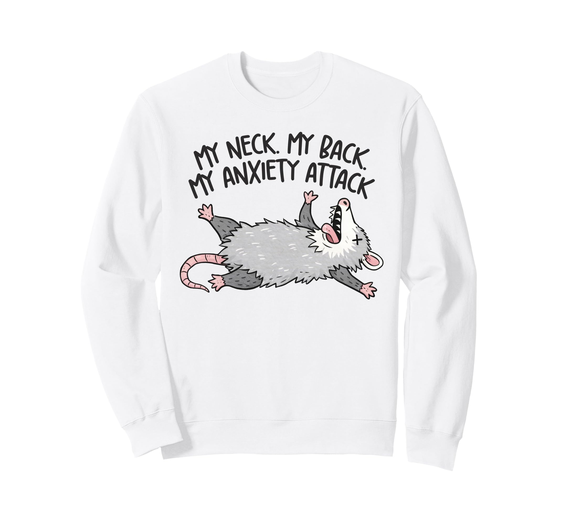 Mental Health Chronic My Neck My Sweatshirt - Unique Graphic Men Women - T-Shirt, Sweatshirt, Hoodie