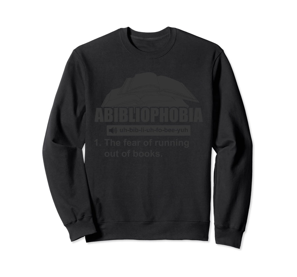 Funny Book Nerd Gift Bookworm Sweatshirt - Minimalist Print Men Women - T-Shirt, Sweatshirt, Hoodie