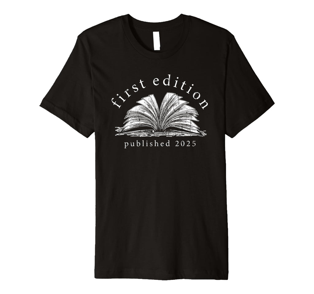 First Published 2025 Littlest Book Club T-Shirt - Minimalist Print Unisex - T-Shirt, Sweatshirt, Hoodie