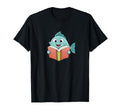 Fish Sea Animal Reading Books T-Shirt - Fun Novelty Design Unisex - T-Shirt, Sweatshirt, Hoodie