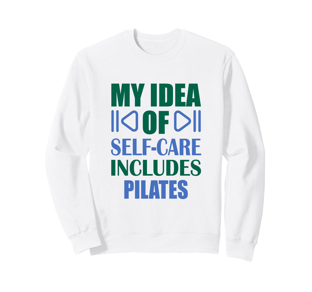 Pilates Self Care Calm Strength Sweatshirt - Minimalist Print for Adults - T-Shirt, Sweatshirt, Hoodie