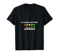 My Social Battery Sad Face Protect Your T-Shirt - Graphic Print Unisex - T-Shirt, Sweatshirt, Hoodie