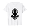 Whimsical Yoga Mandala Flower Zen T-Shirt - Minimalist Print Men Women - T-Shirt, Sweatshirt, Hoodie