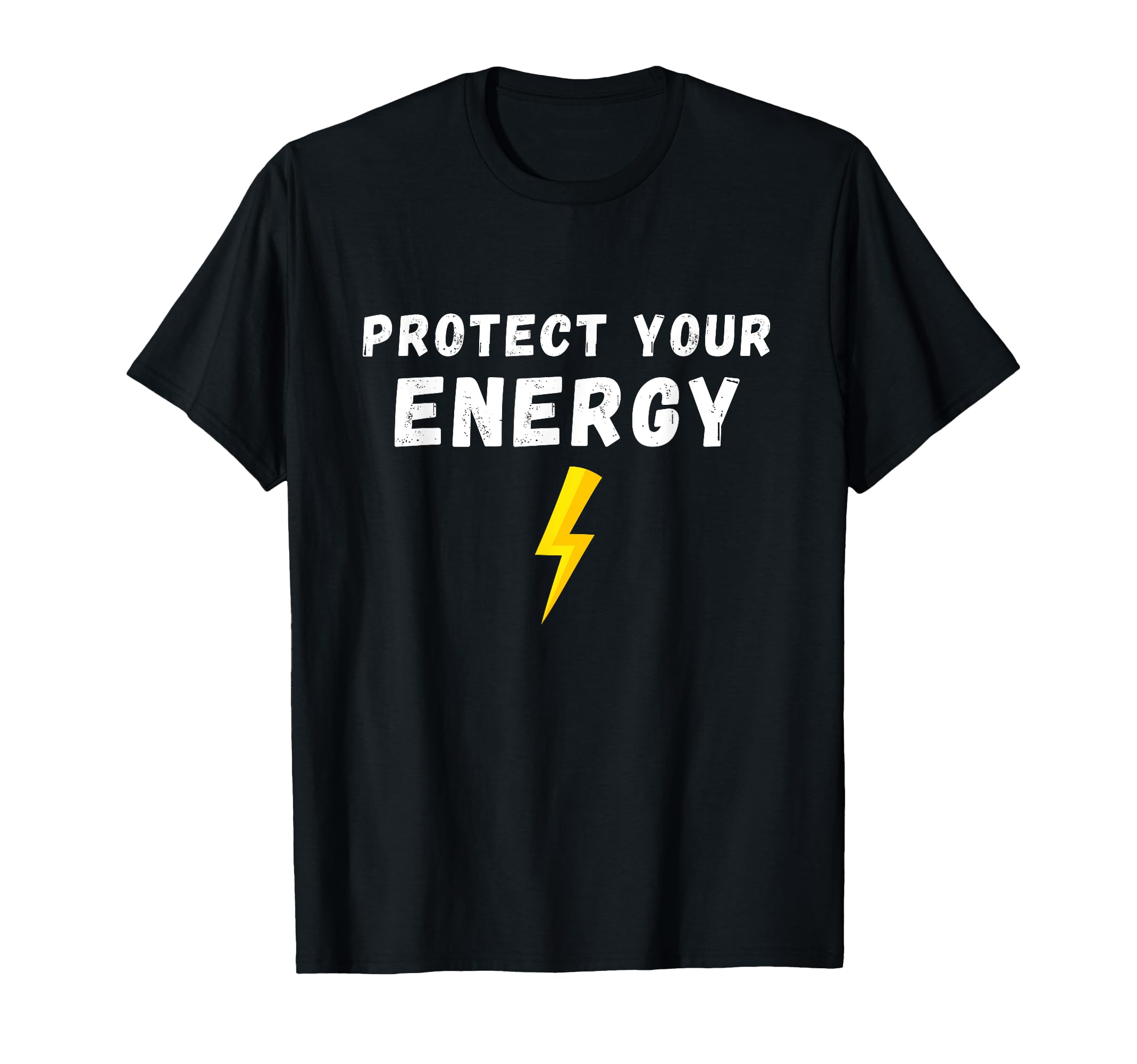 Protect Your Energy Lightning Bolt T-Shirt - Custom Art Print Men Women - T-Shirt, Sweatshirt, Hoodie