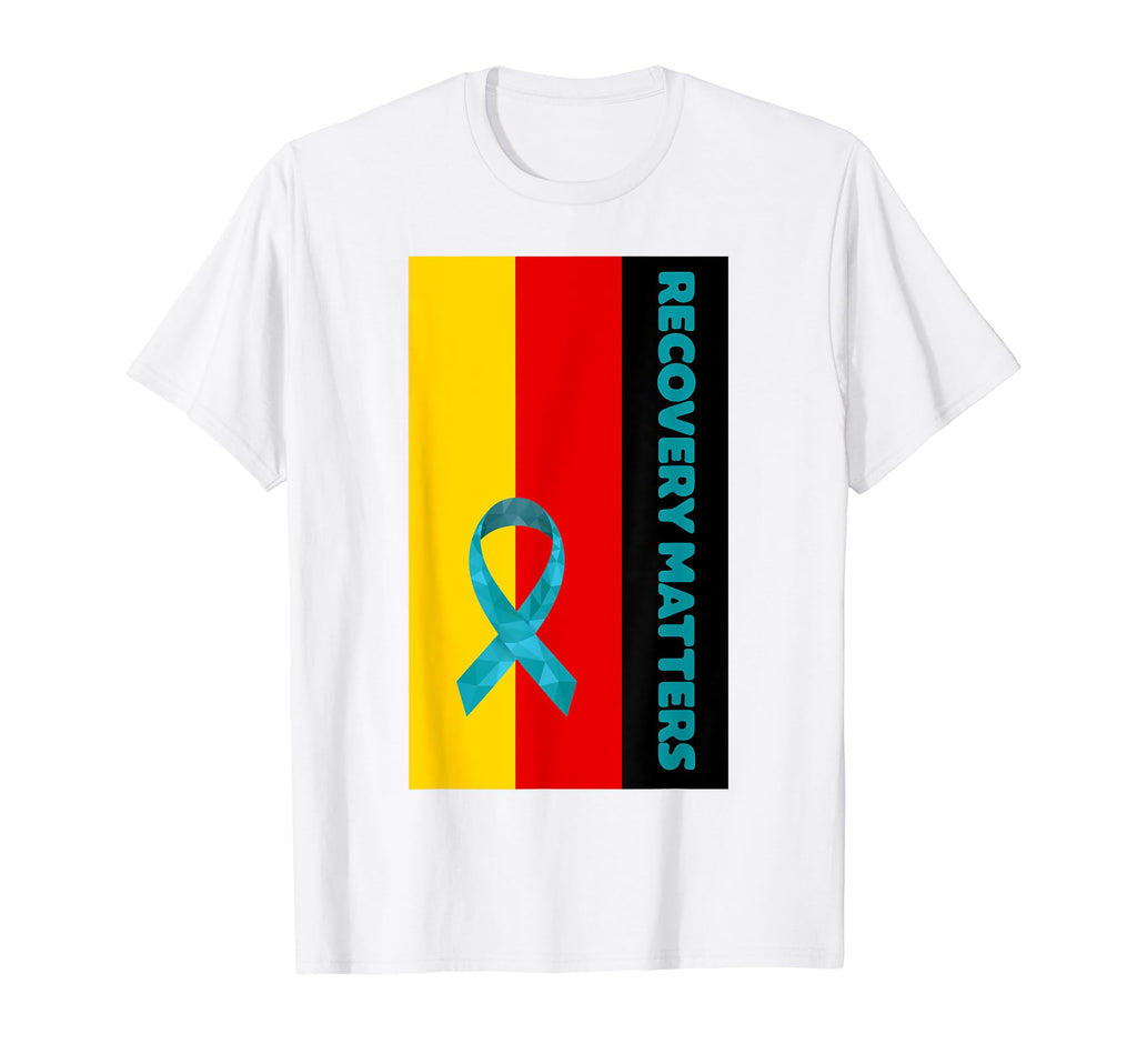 Mental Health Awareness Month Ribbon T-Shirt - Minimalist Print for Adults - T-Shirt, Sweatshirt, Hoodie