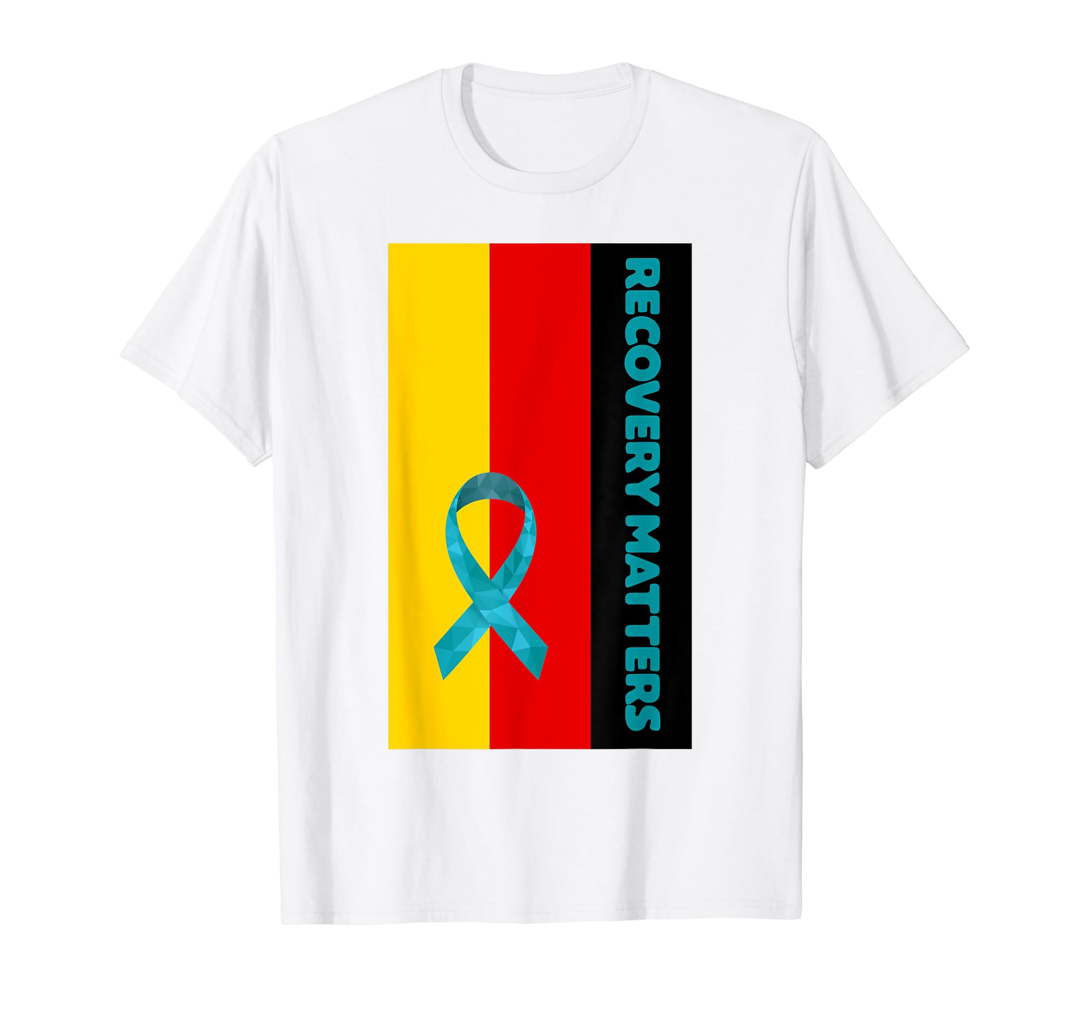 Mental Health Awareness Month Ribbon T-Shirt - Minimalist Print for Adults - T-Shirt, Sweatshirt, Hoodie