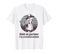 Frog Hold Partner Im Overstimulated Cowboy T-Shirt - Novelty Apparel Unisex - T-Shirt, Sweatshirt, Hoodie