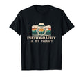 Photography Is My Therapy Landscape T-Shirt - Fun Novelty Design Men Women - T-Shirt, Sweatshirt, Hoodie