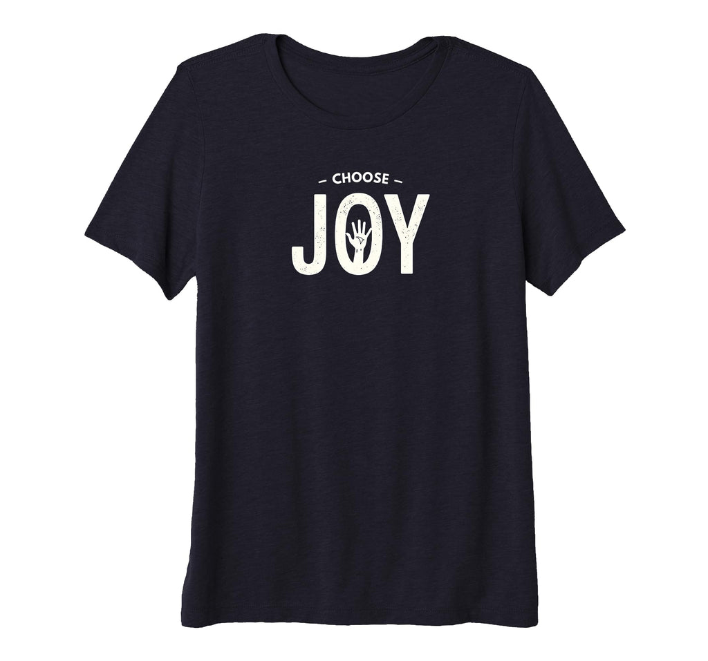 Choose Joy Inspirational Typography T-Shirt - Trendy Graphic for Adults - T-Shirt, Sweatshirt, Hoodie