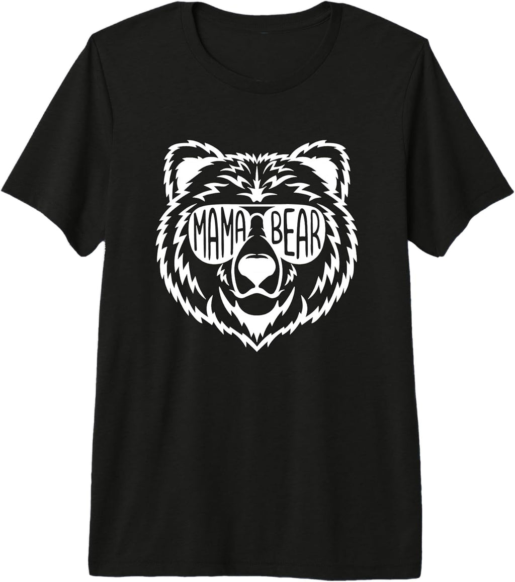 Funny Mothers Mama Bear Face Unisex T-shirt, Sweatshirt, Hoodie, Long Sleeve Tee - T-Shirt, Sweatshirt, Hoodie