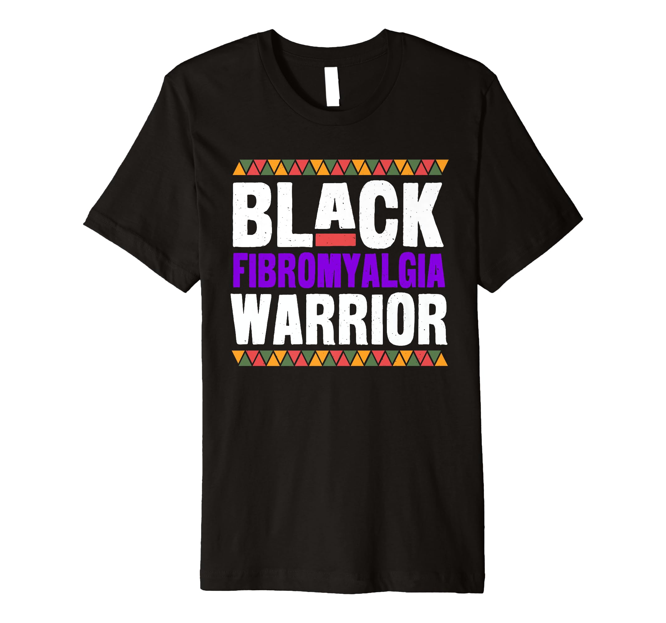 Black Fibromyalgia Warrior T-Shirt - Casual Everyday Wear Men Women - T-Shirt, Sweatshirt, Hoodie
